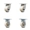 Service Caster 4 Inch Kingpinless Nylon Wheel Swivel Caster Swivel 2 Rigid, 2PK SCC-KP30S420-NYR-2-R-2 - alternate 1